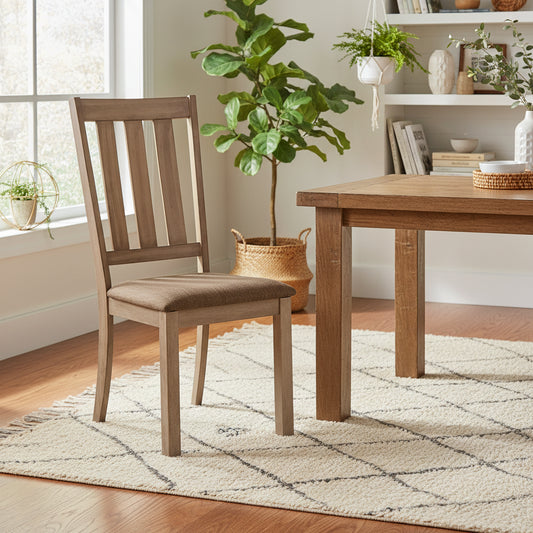 Sun Valley Sandstone Slat Back Side Chair (Set of 2)