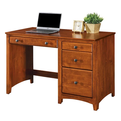 Solid Wood 4 Drawer Desk