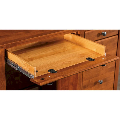 Solid Wood 4 Drawer Desk